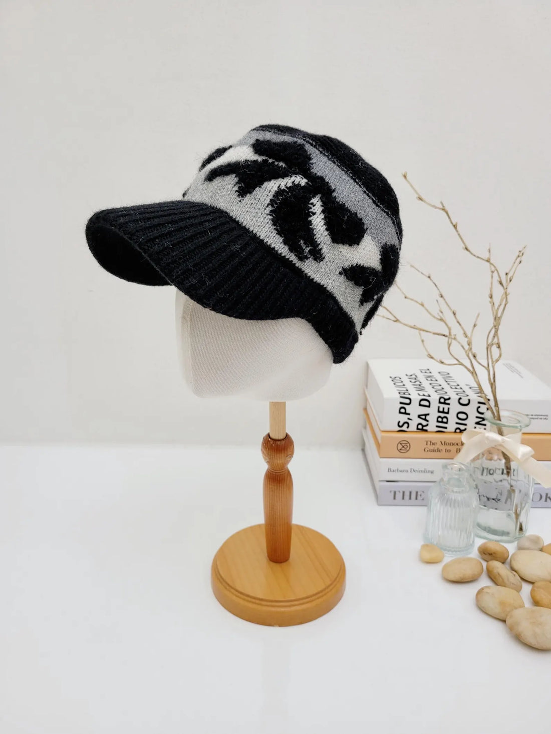 EAR GUARD KNITTED WOOL CAP