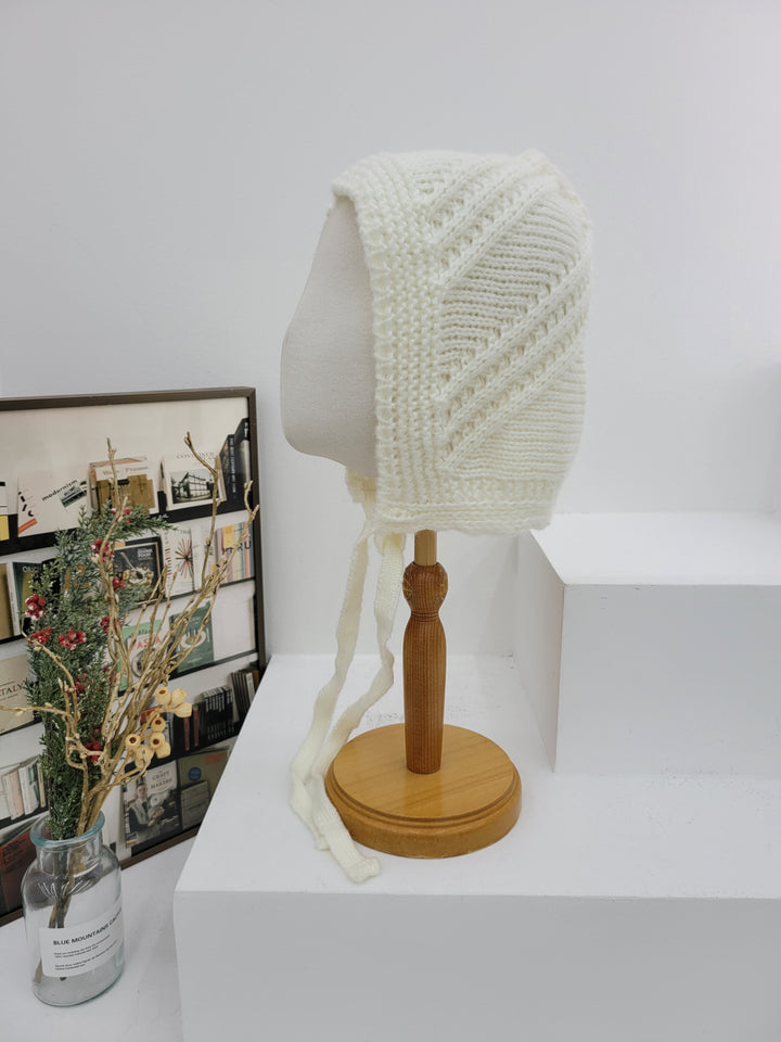 WOOL BLENDED WINTER SOFT HEAD SCARF