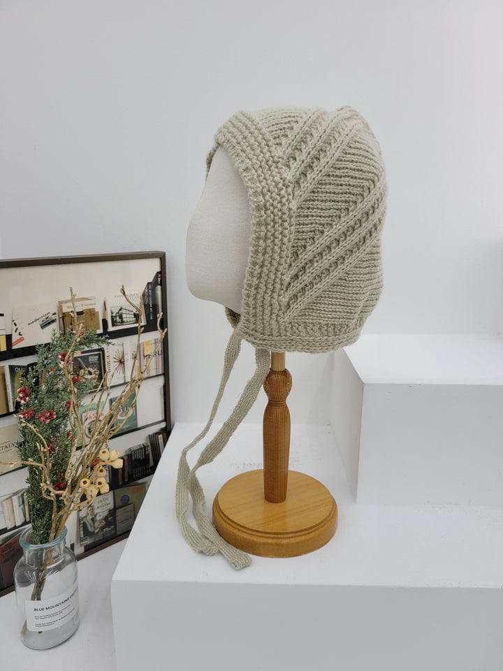 WOOL BLENDED WINTER SOFT HEAD SCARF