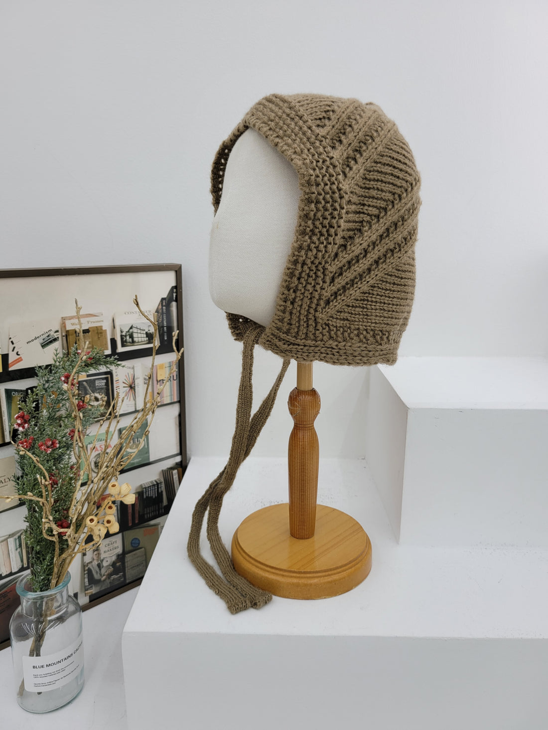 WOOL BLENDED WINTER SOFT HEAD SCARF