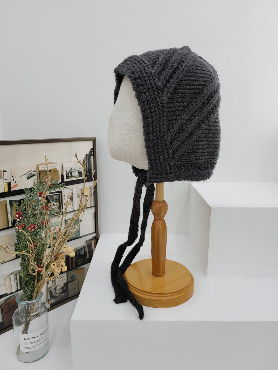 WOOL BLENDED WINTER SOFT HEAD SCARF