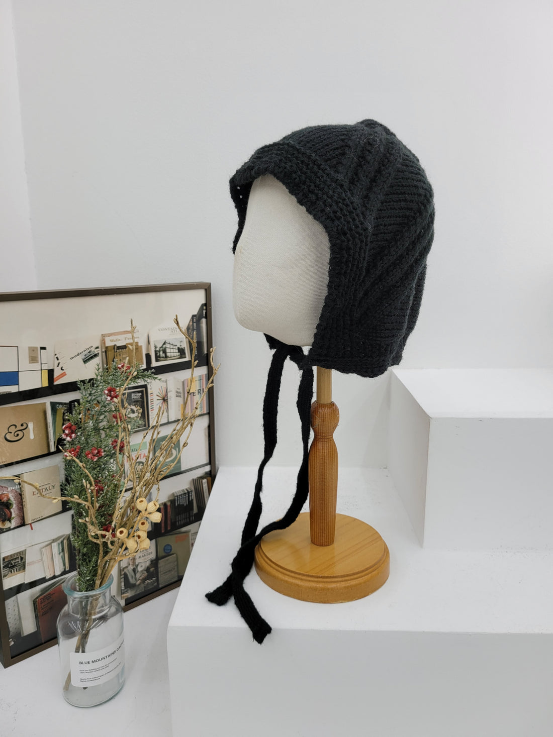 WOOL BLENDED WINTER SOFT HEAD SCARF