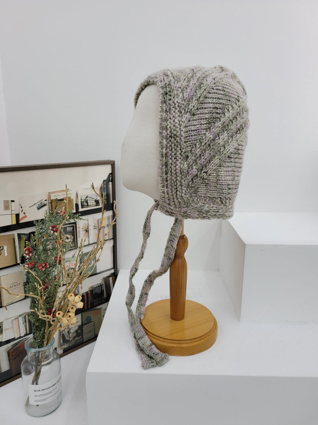 WOOL BLENDED WINTER SOFT HEAD SCARF