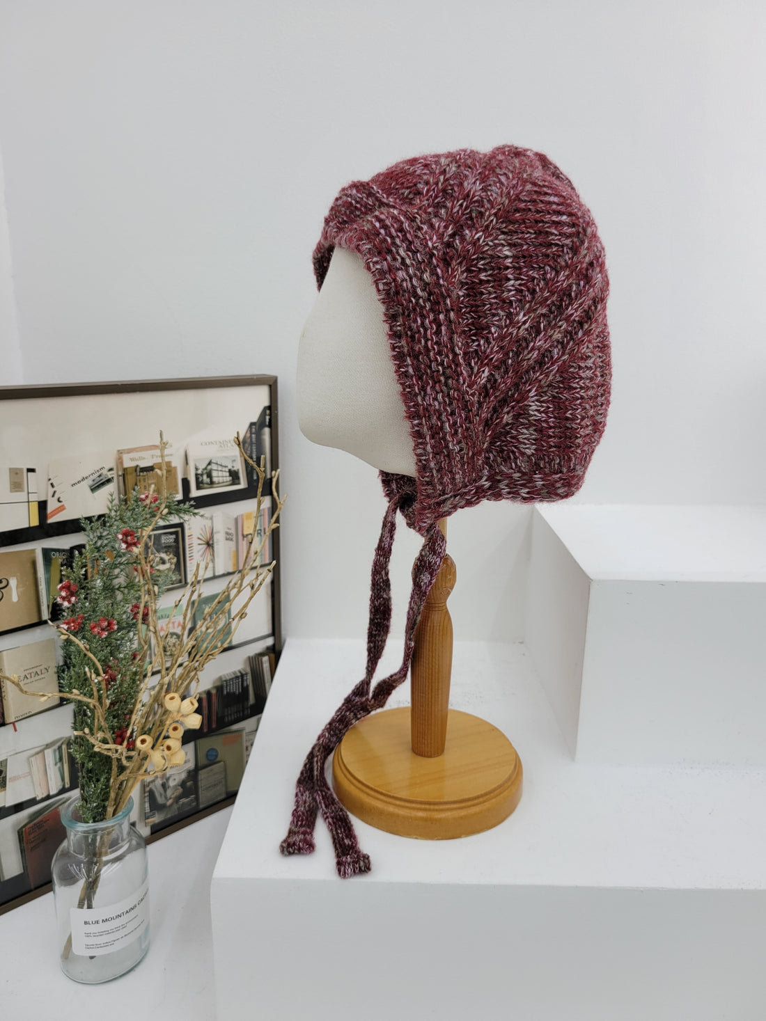 WOOL BLENDED WINTER SOFT HEAD SCARF