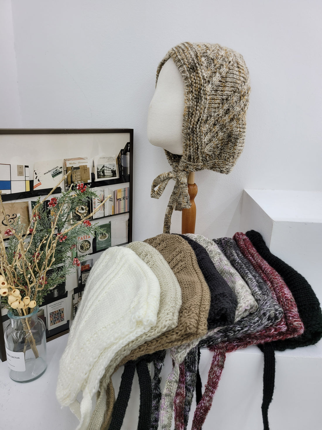 WOOL BLENDED WINTER SOFT HEAD SCARF