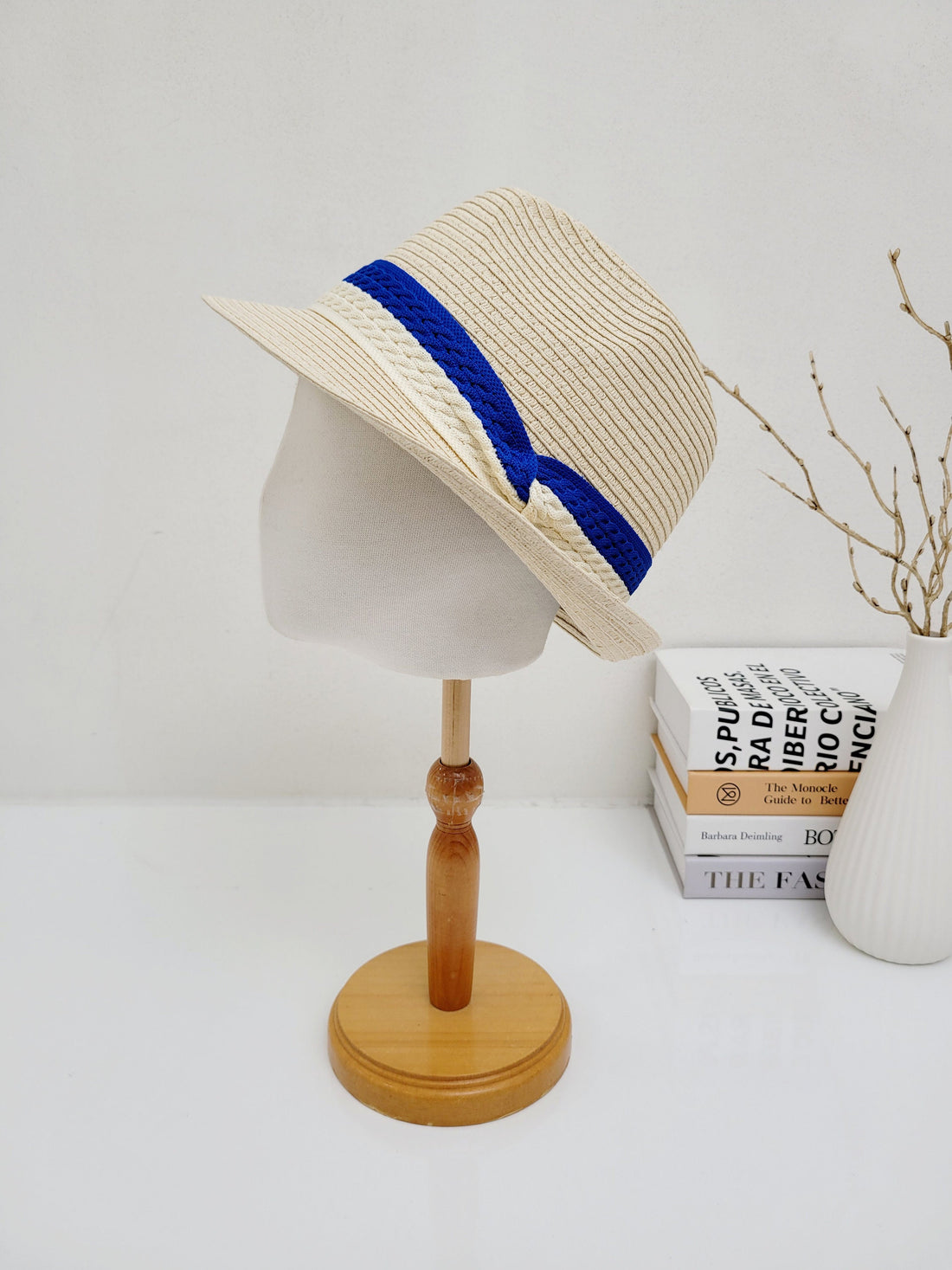 RAFFIA FEDORA - 2TONE BAND