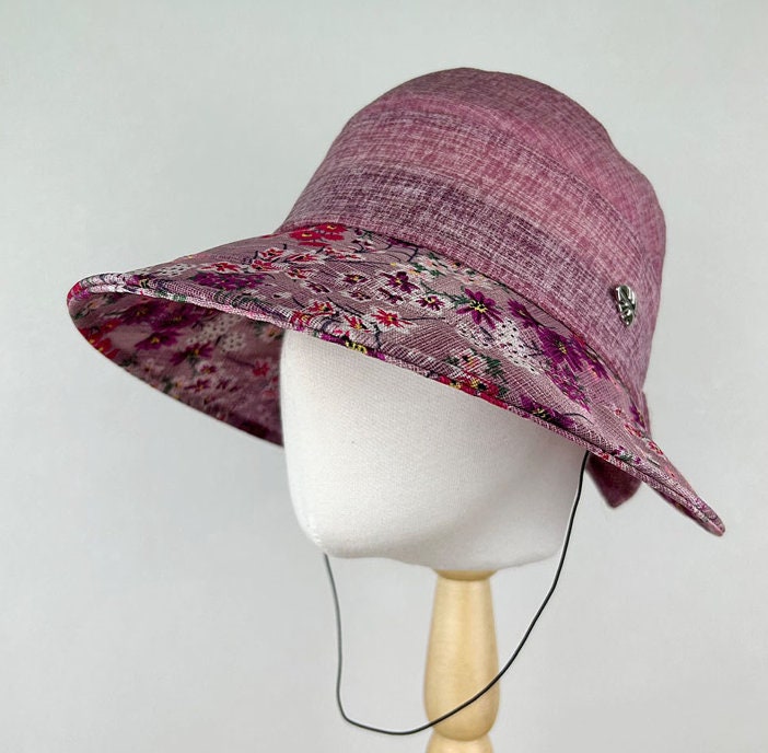 FLORAL BRIM SUMMER HAT