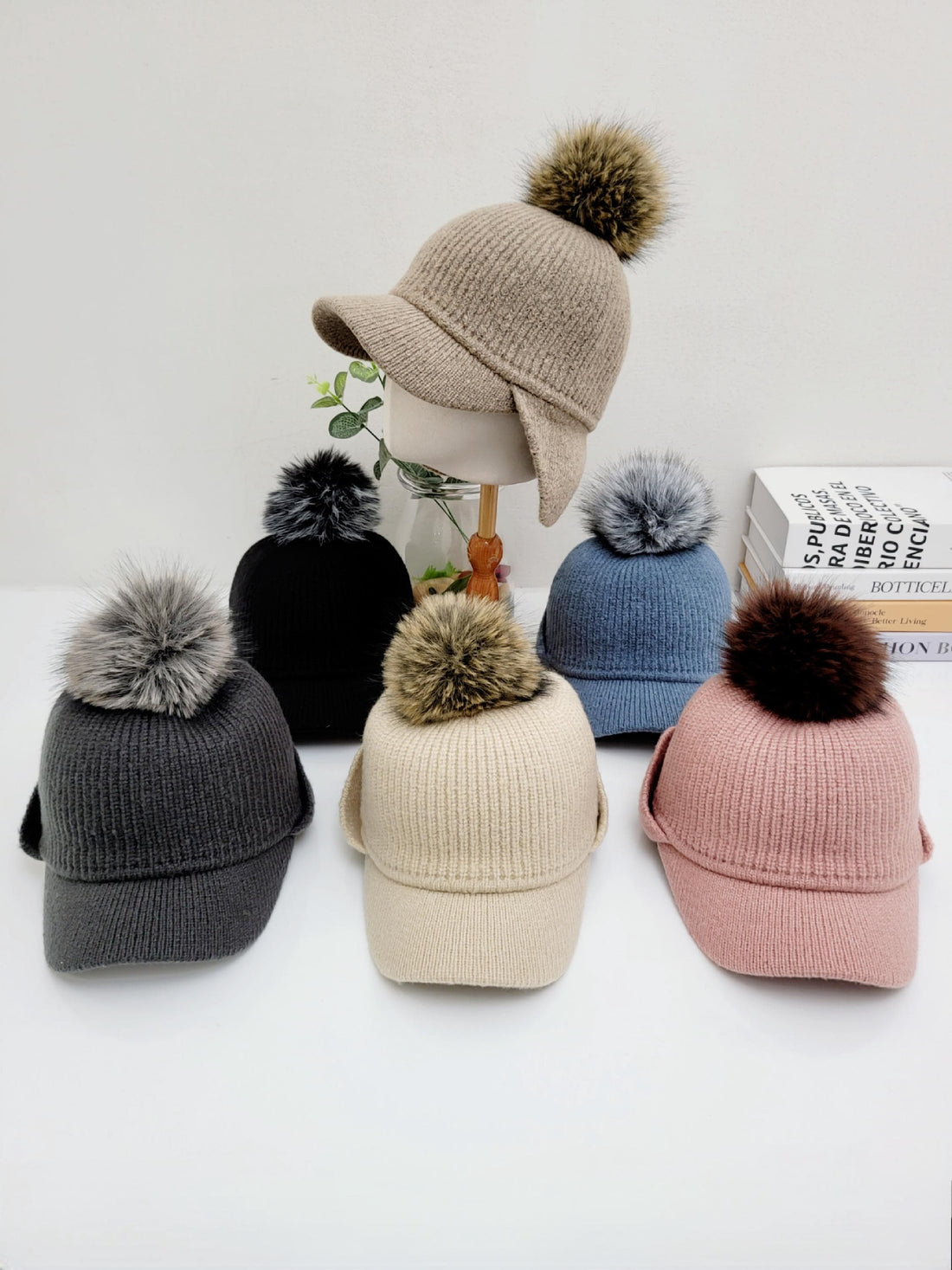RIBBED CAP - POM