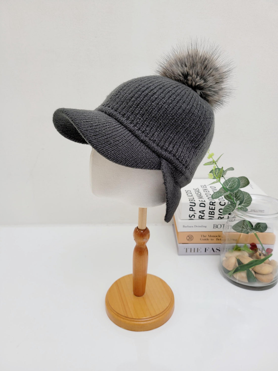 RIBBED CAP - POM