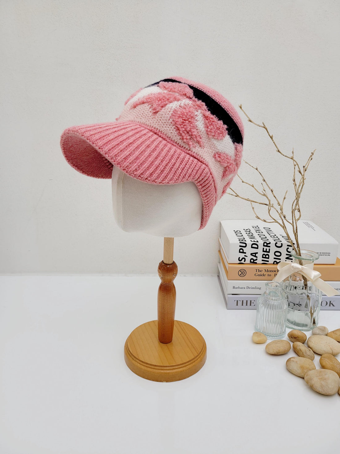 EAR GUARD KNITTED WOOL CAP