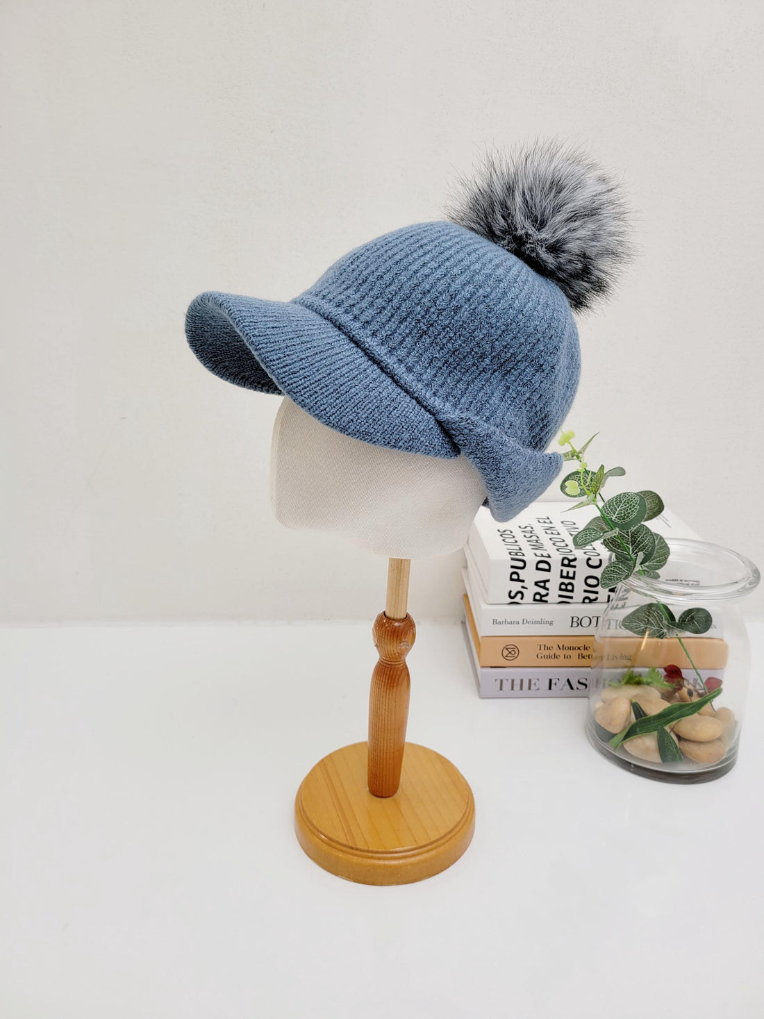 RIBBED CAP - POM