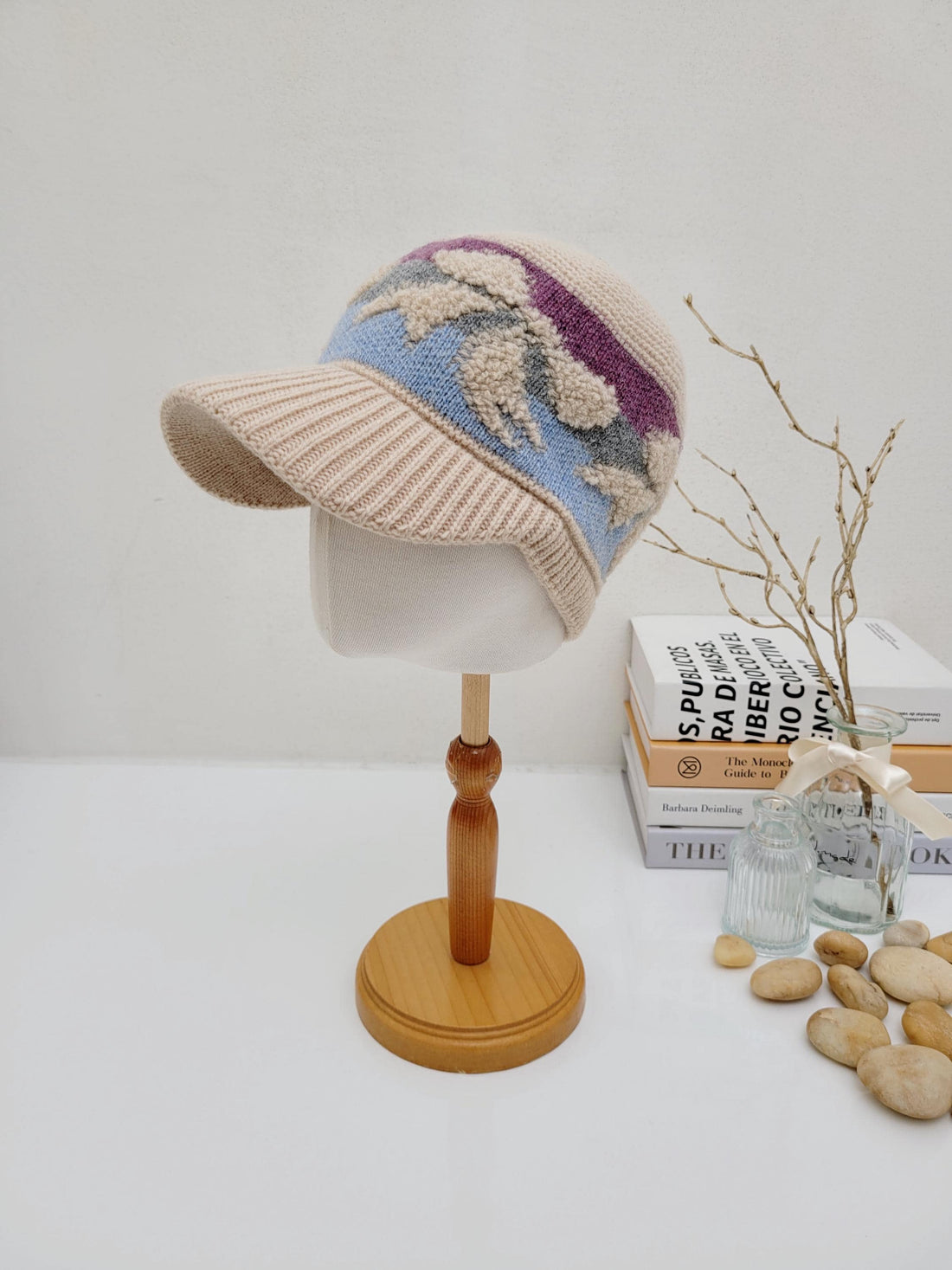 EAR GUARD KNITTED WOOL CAP
