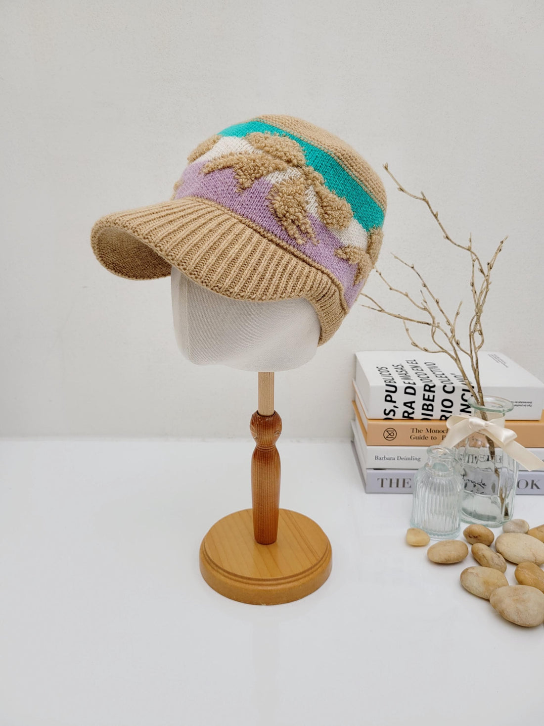 EAR GUARD KNITTED WOOL CAP